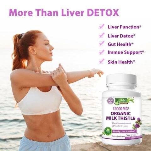 Lean Nutraceuticals Organic Milk Thistle Capsules in Pakistan