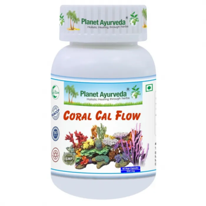 Planet Ayurveda Coral Cal Flow 60 Capsules in Pakistan